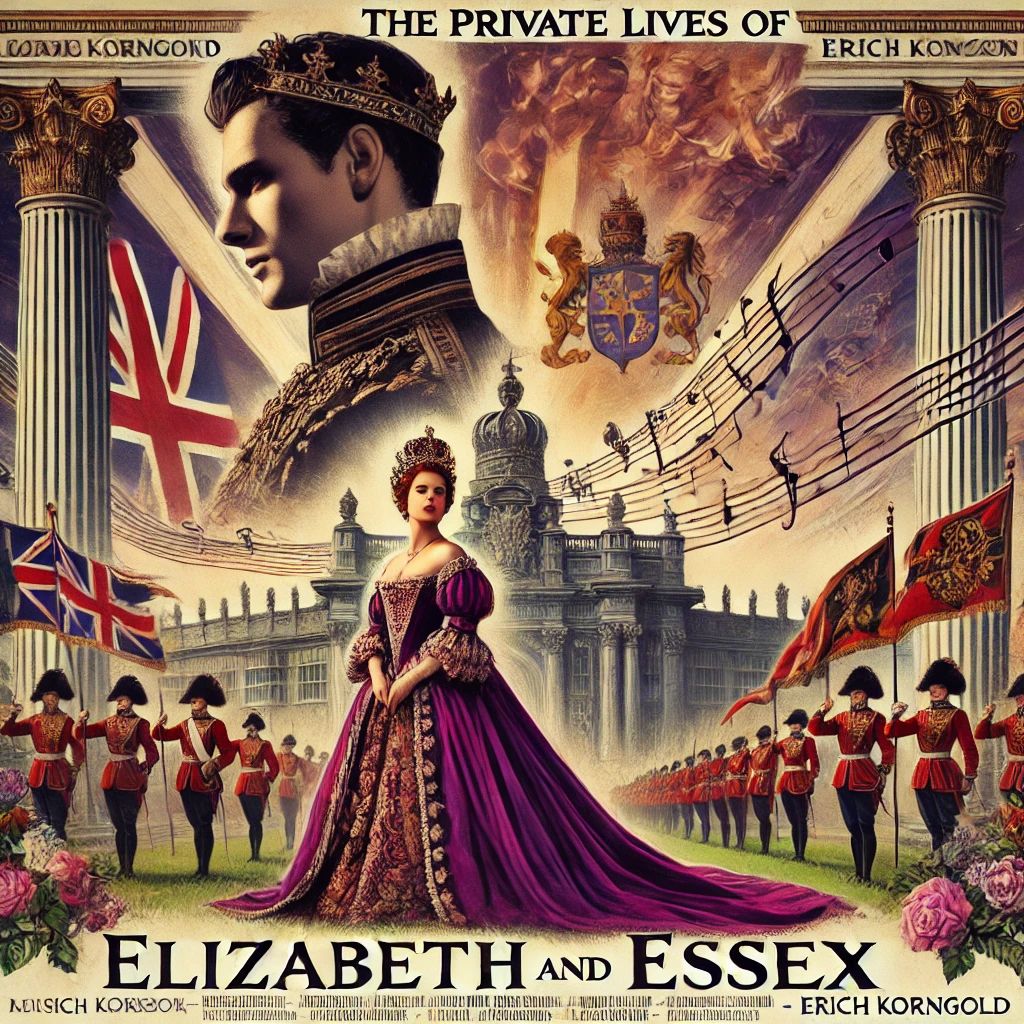 The Private Lives of Elizabeth and Essex poster art